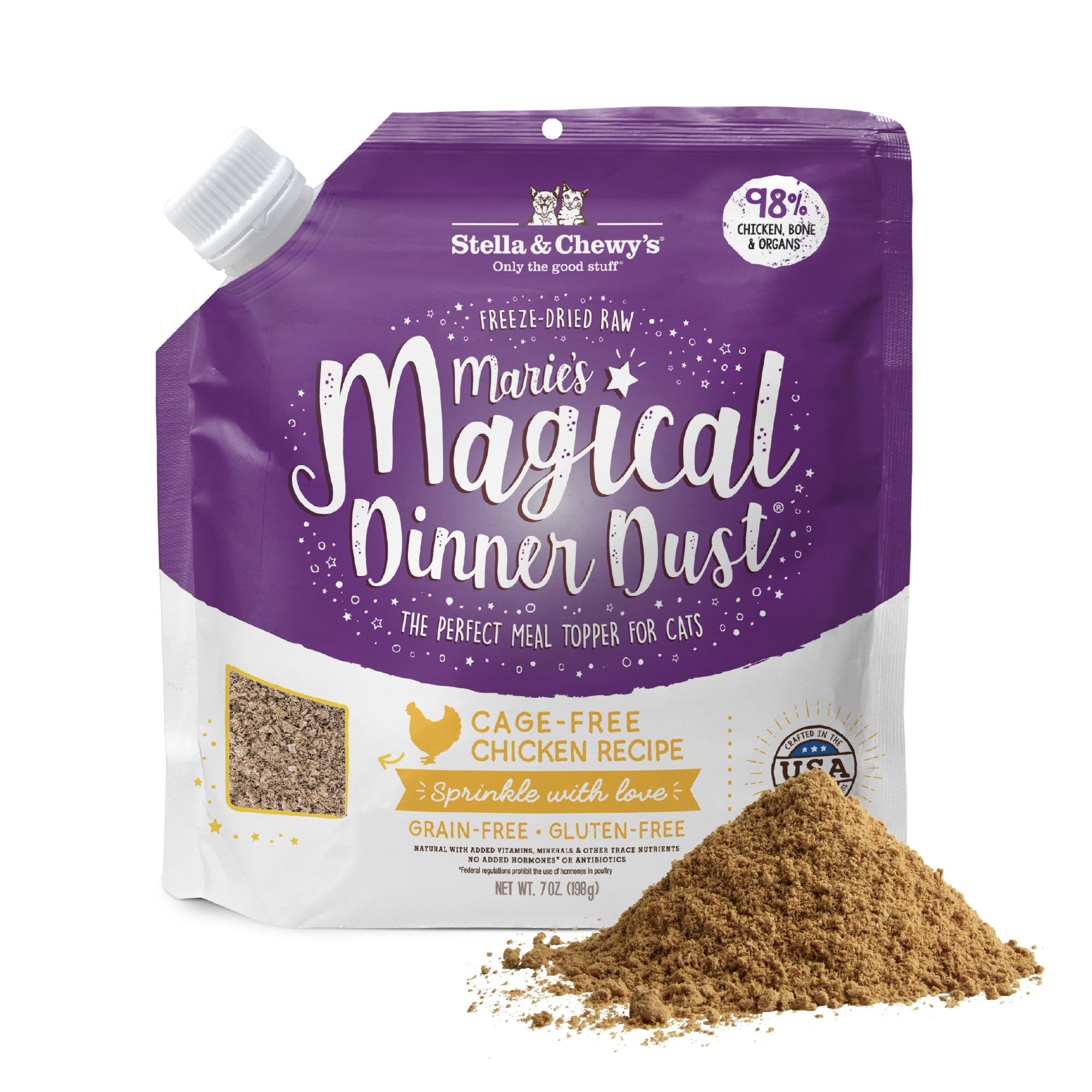 Marie’s Magical Dinner Dust Cage-Free Chicken for Cats