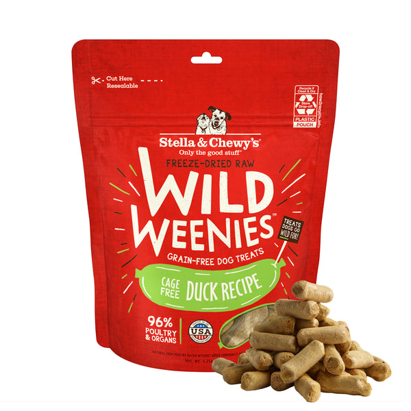 Cage-Free Duck Wild Weenies for Dogs