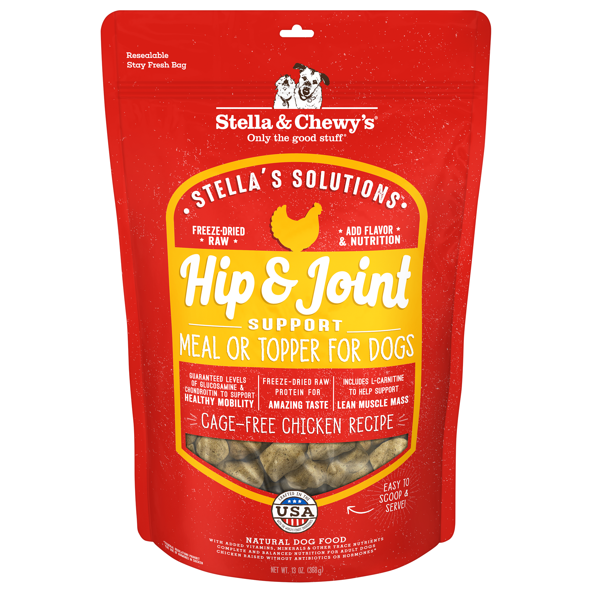 l carnitine in dog food SQUAREPET VFS Active Joints Hip & Joint Formula Dry Dog Food, 22-lb bag main image 1