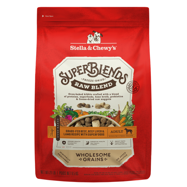 SuperBlends Raw Blend Beef, Beef Liver & Lamb Recipe + Superfoods for Dogs