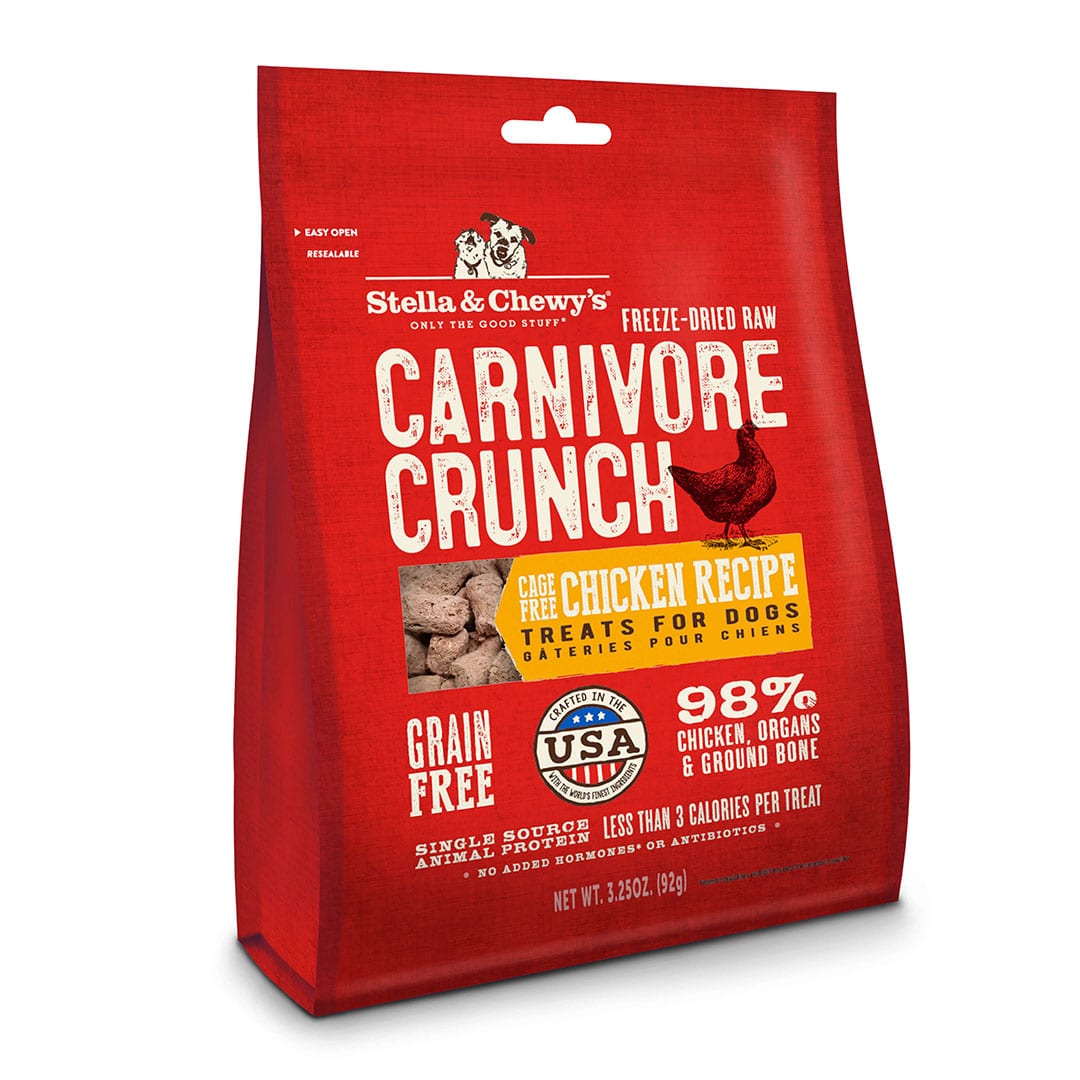 Cage-Free Chicken Carnivore Crunch Dog Treats by Stella & Chewy's