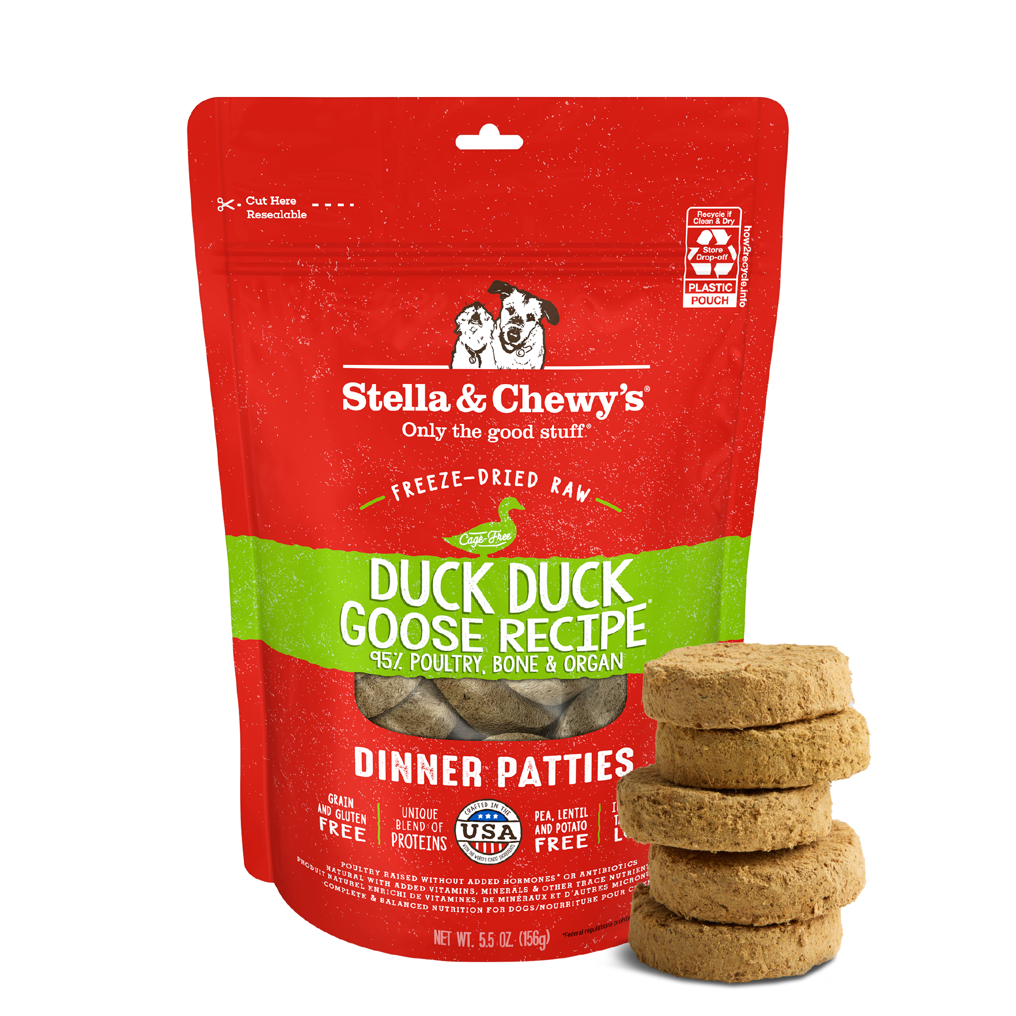 Stella & Chewy’s Freeze Dried Duck Duck Goose Dinner Patties by Stella & Chewy's
