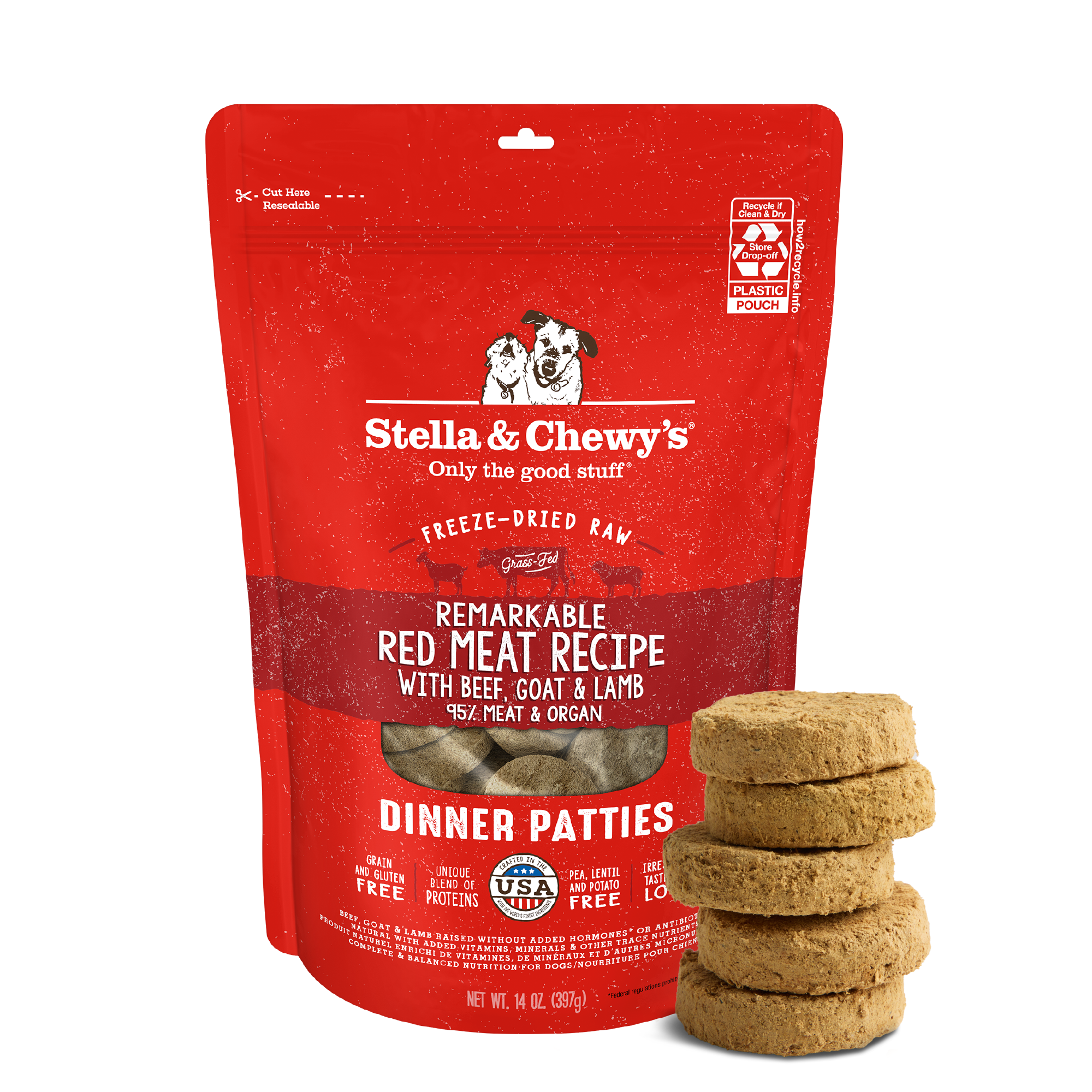 Remarkable Red Meat Freeze Dried Dinner Patties
