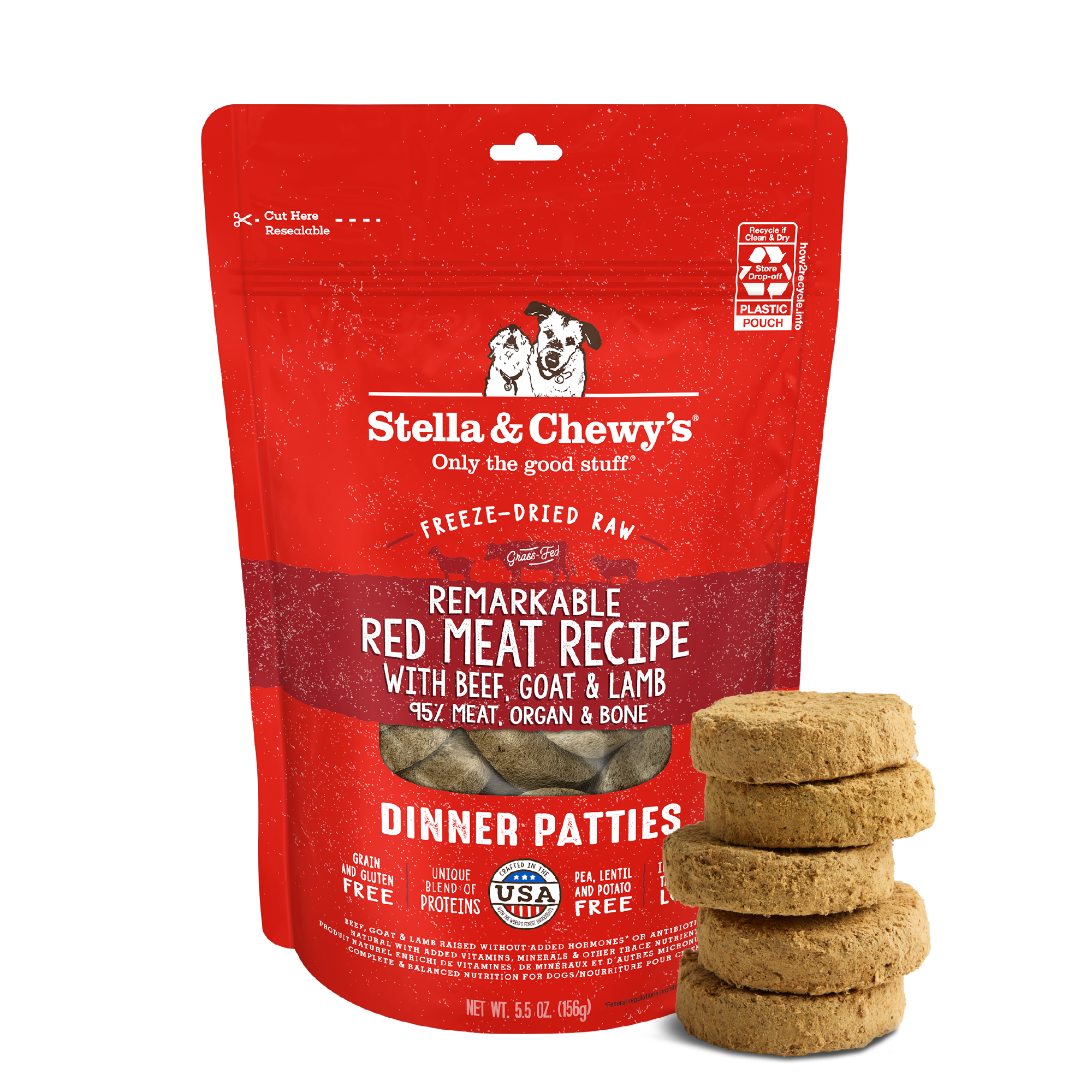 Stella & Chewy’s Freeze Dried Remarkable Red Meat Dinner Patties by Stella & Chewy's