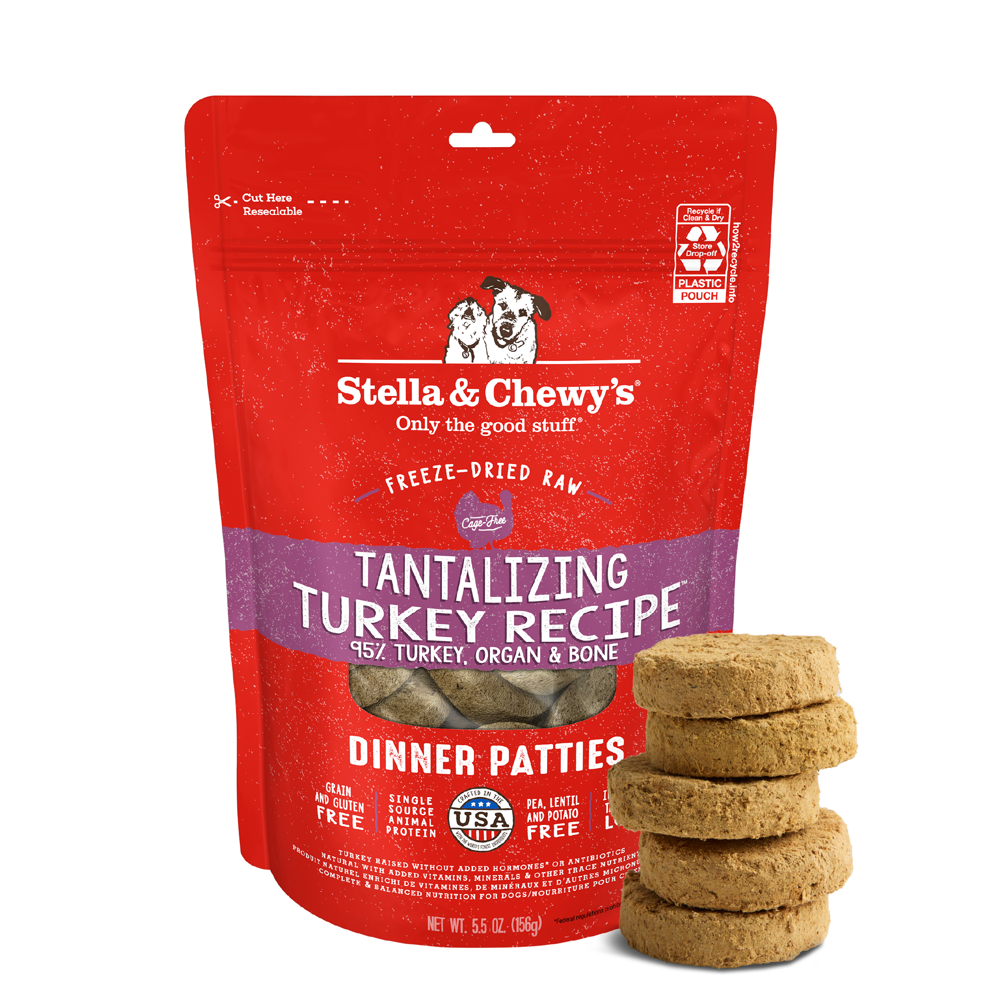 Stella & Chewy’s Freeze Dried Tantalizing Turkey Dinner Patties by Stella & Chewy's