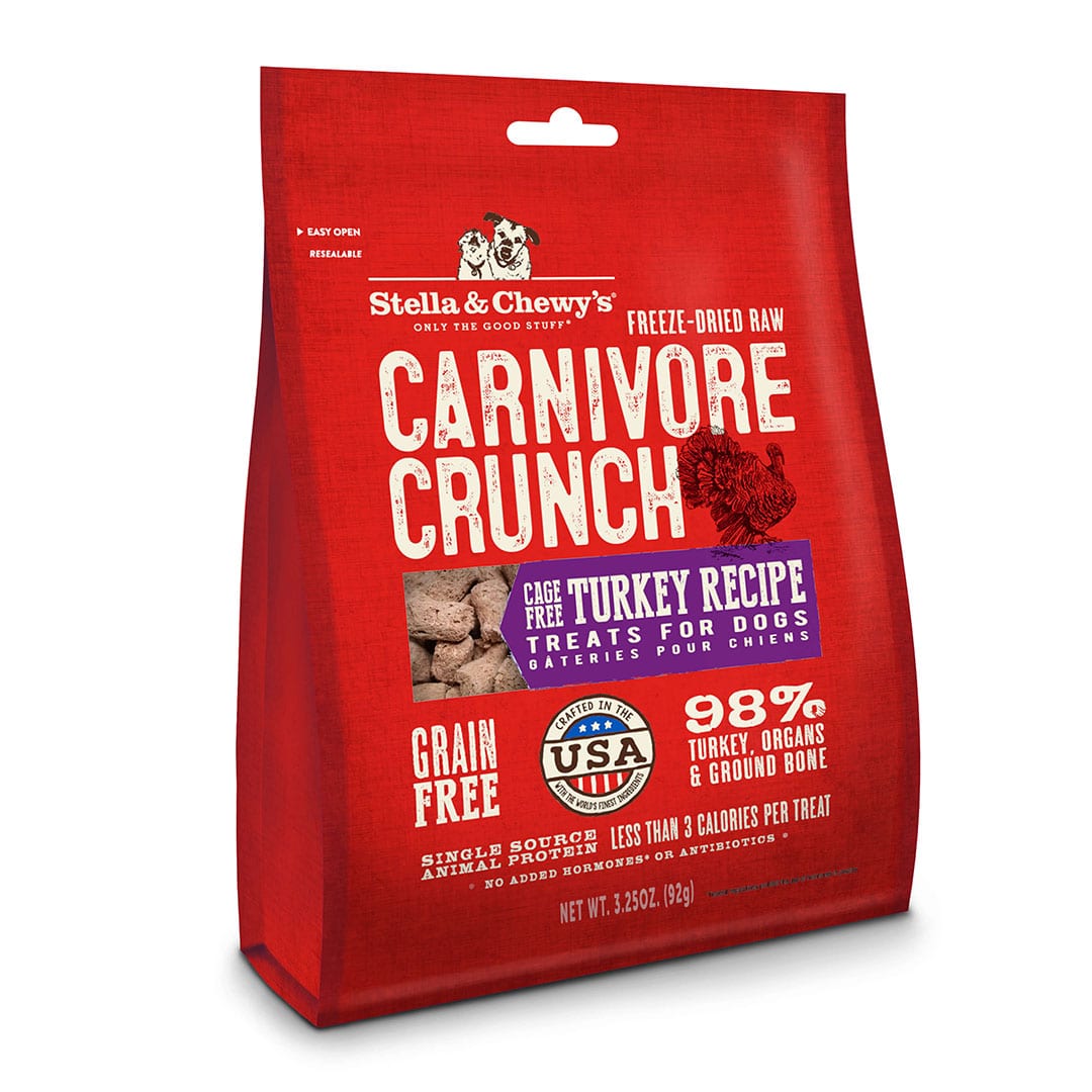 Cage-Free Turkey Carnivore Crunch Dog Treats by Stella & Chewy's