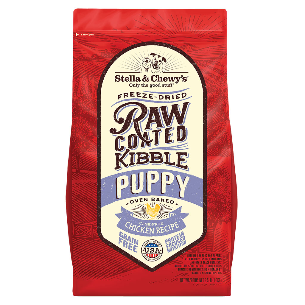 Raw Coated Grain Free Puppy Food: Cage-Free Chicken Recipe by Stella & Chewy's