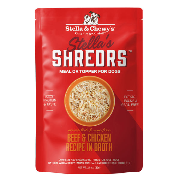 Stella's Shredrs Beef & Chicken Recipe in Broth