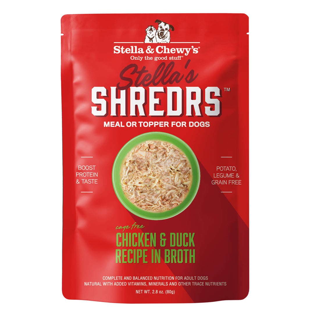 Stella’s Shredrs Cage-Free Chicken & Duck in Broth by Stella & Chewy's