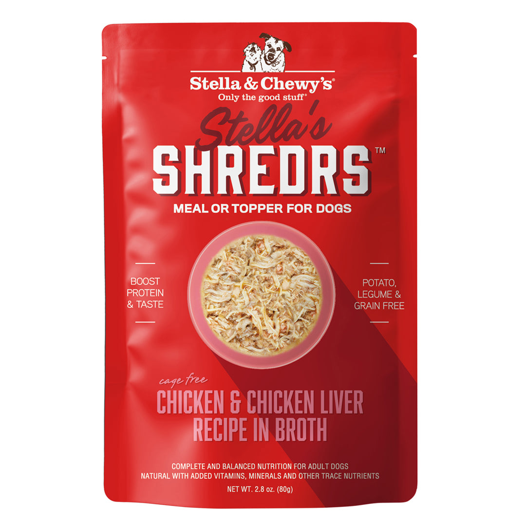 Stella’s Shredrs Cage-Free Chicken & Chicken Liver in Broth by Stella & Chewy's