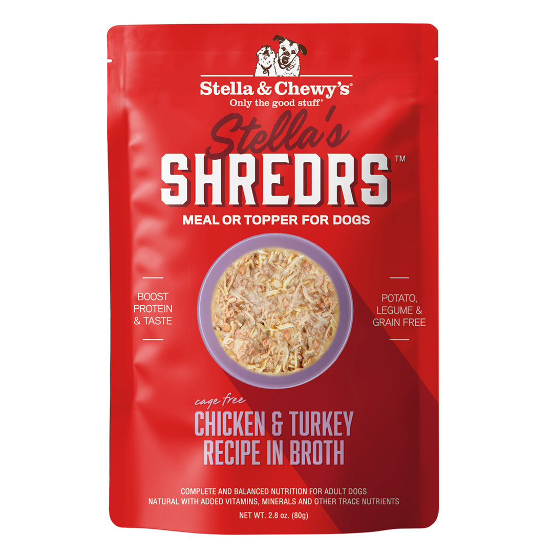 Stella’s Shredrs Cage-Free Chicken & Turkey in Broth by Stella & Chewy's