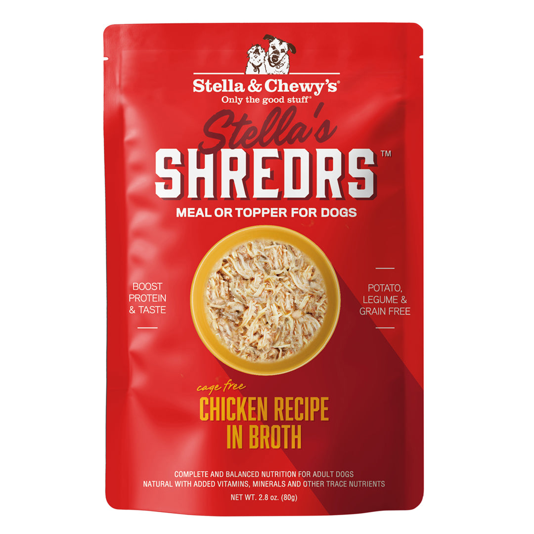 Stella's Shredrs Cage-Free Chicken in Broth Complete Balanced