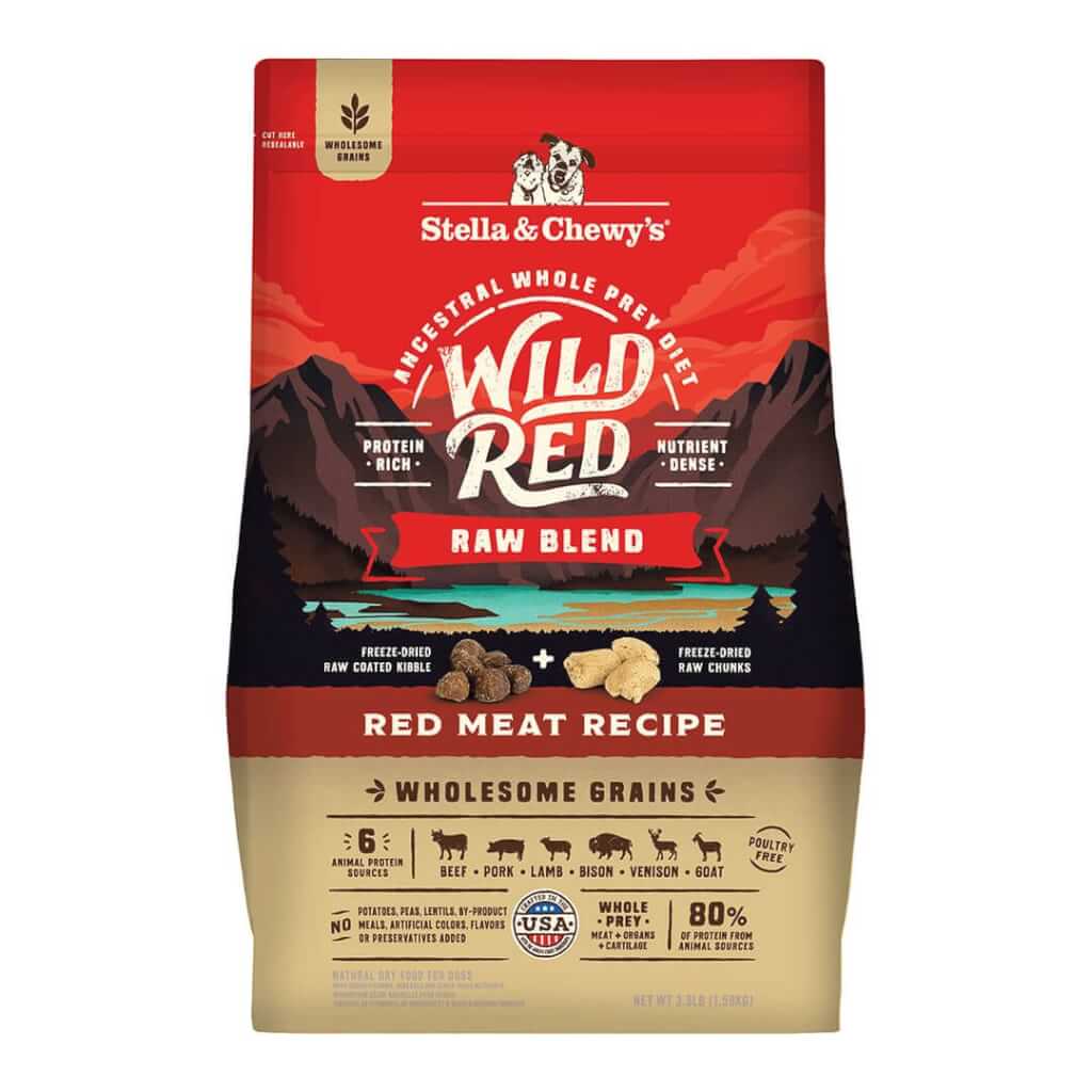 Wild Red Dry Dog Food: Whole Prey Red Meat Recipe, Raw Coated/Raw