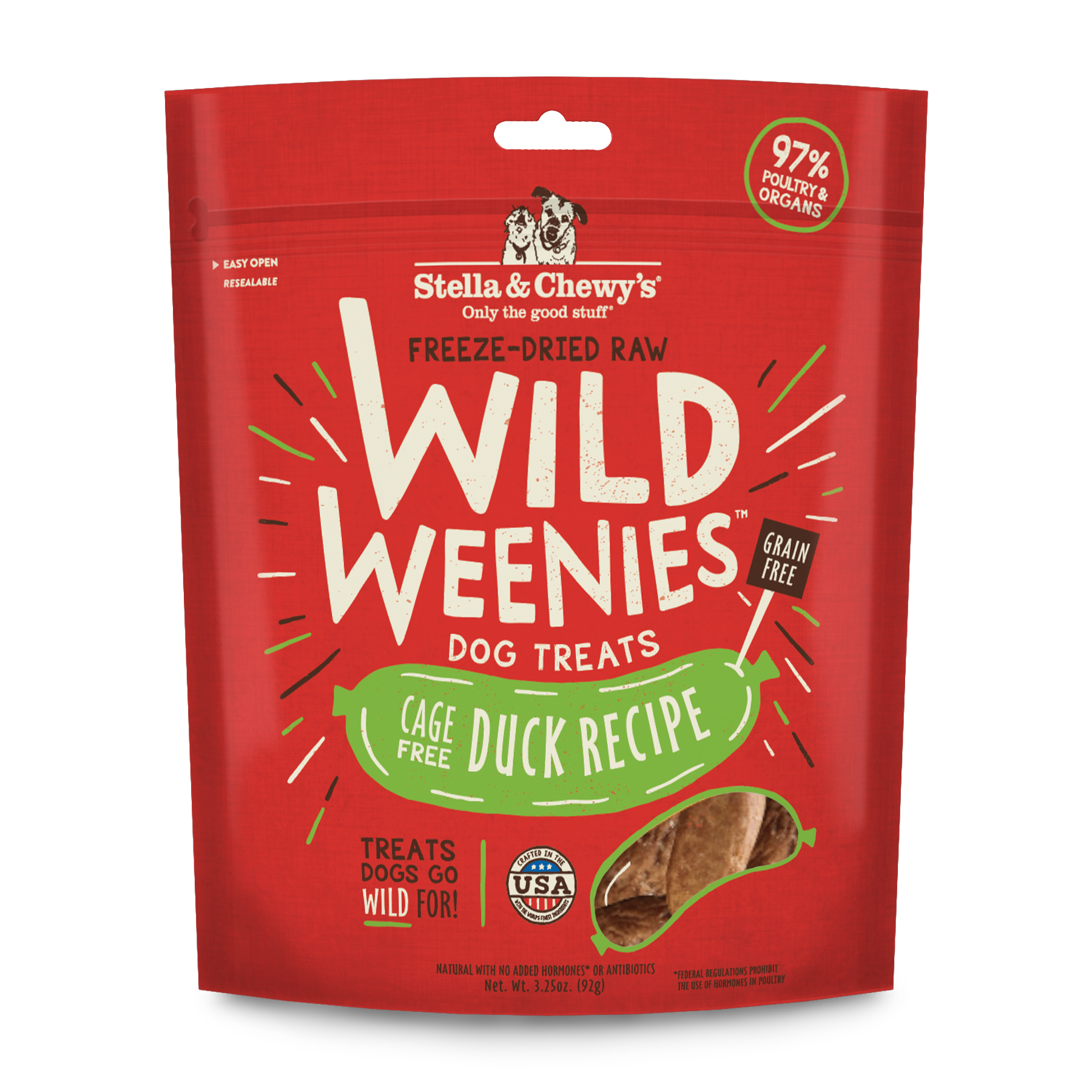 Cage-Free Duck Wild Weenies by Stella & Chewy's
