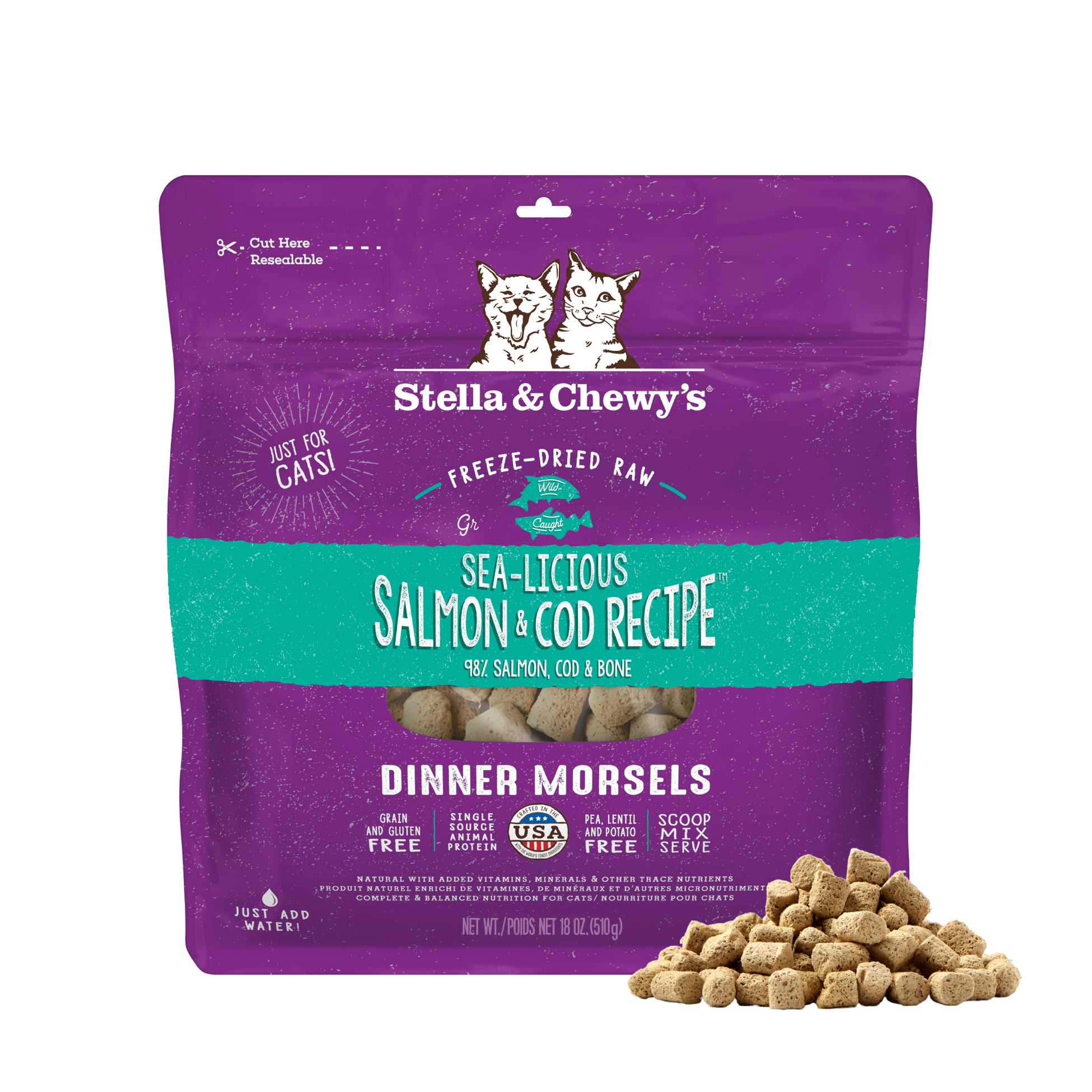Cat Food with Raw & Natural Ingredients | Stella & Chewy's