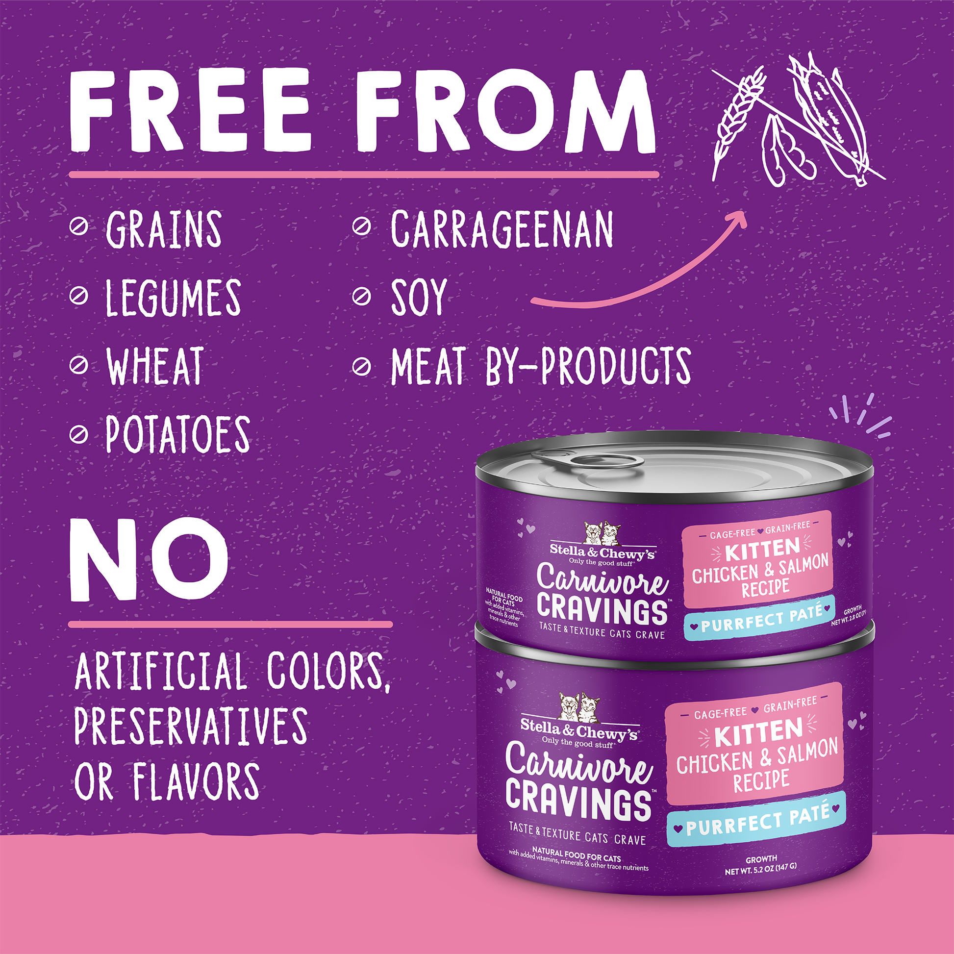 Crave cat food free pack online