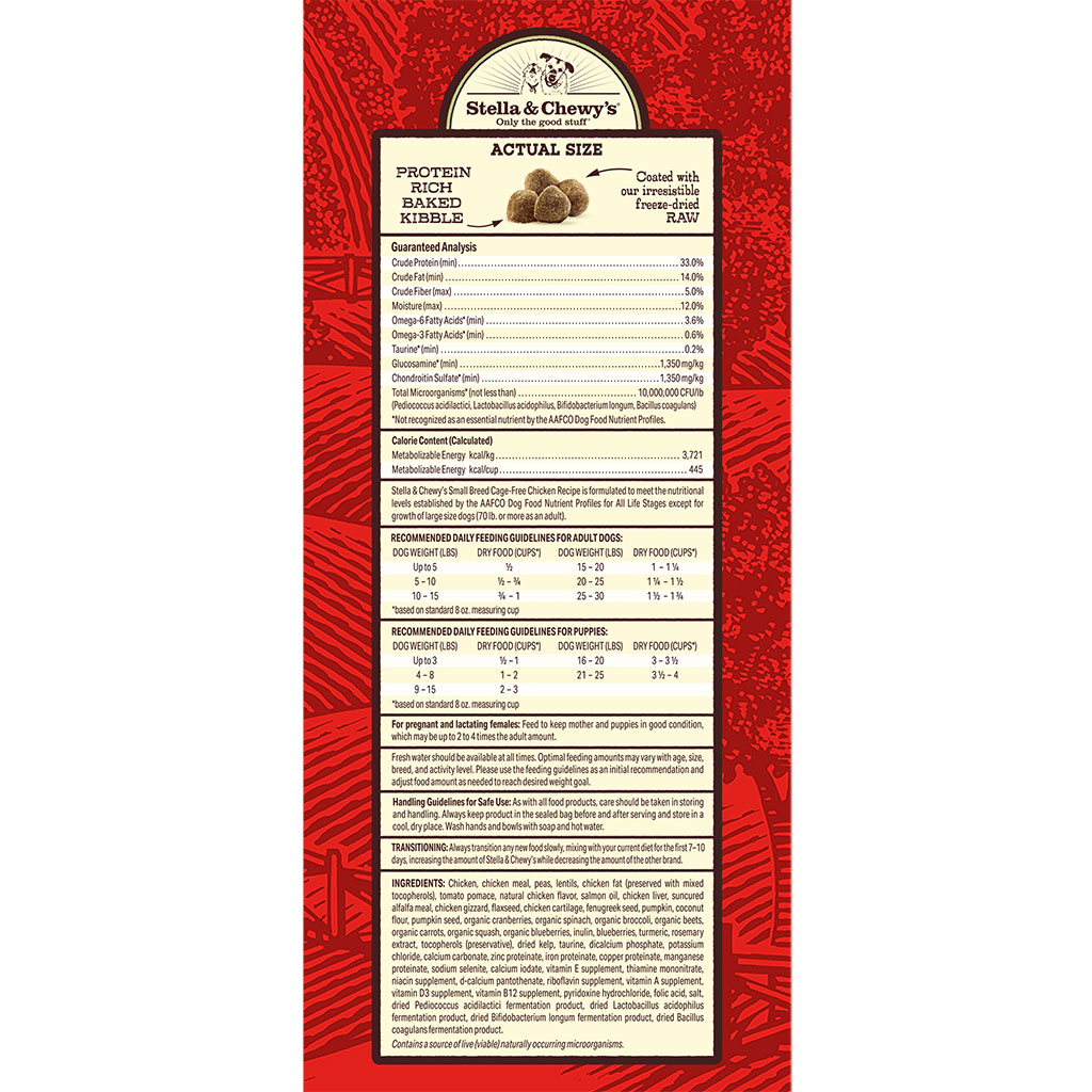 Picture of Raw Coated Grain Free Small Breed Dog Food: Cage-Free Chicken Recipe ...