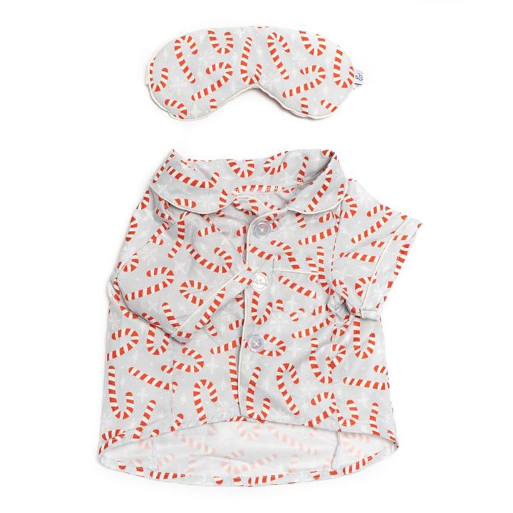 Lucy & Co Limited Edition! Candy Cane Holiday Dog Pajamas