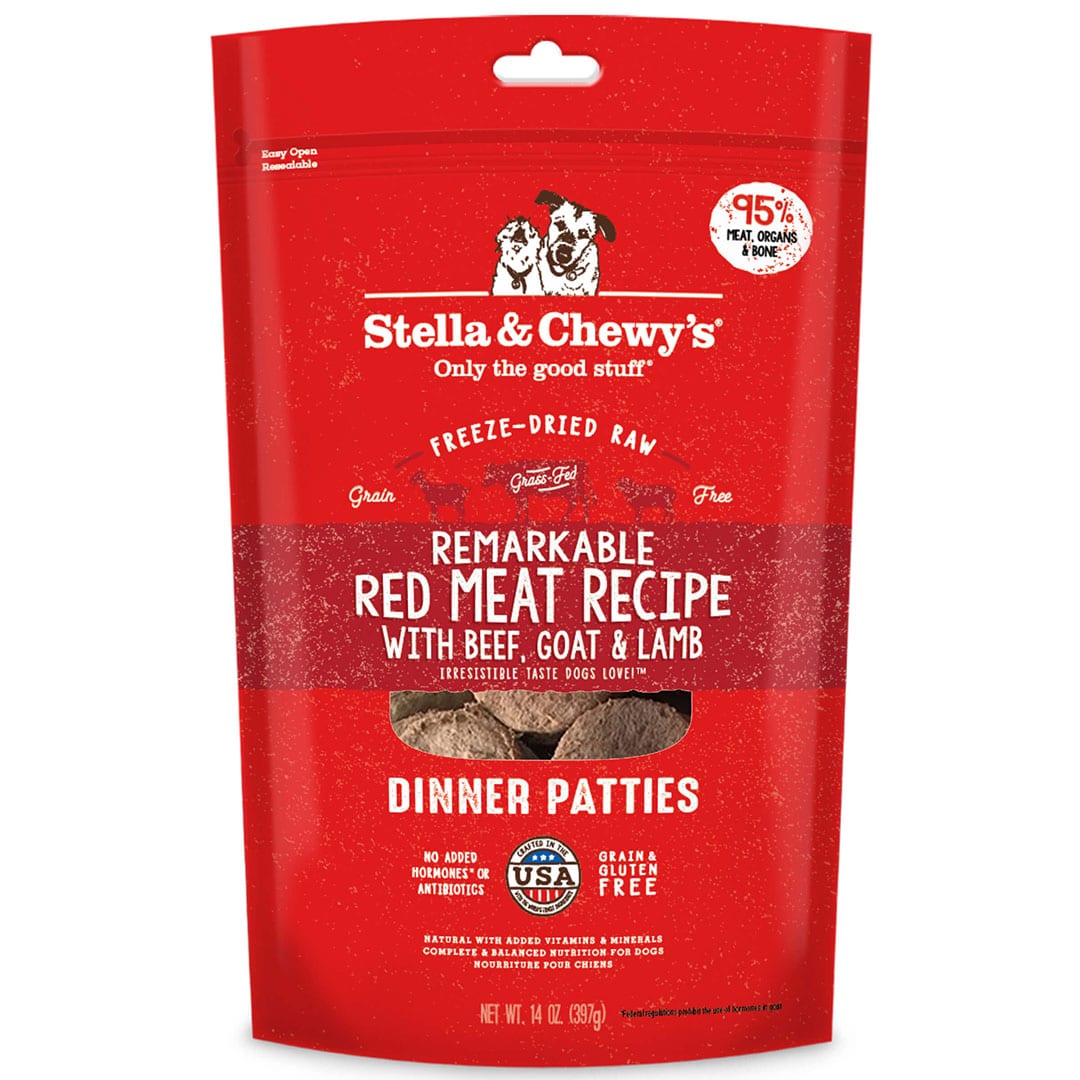 Remarkable Red Meat Freeze-Dried Raw Dinner Patties front