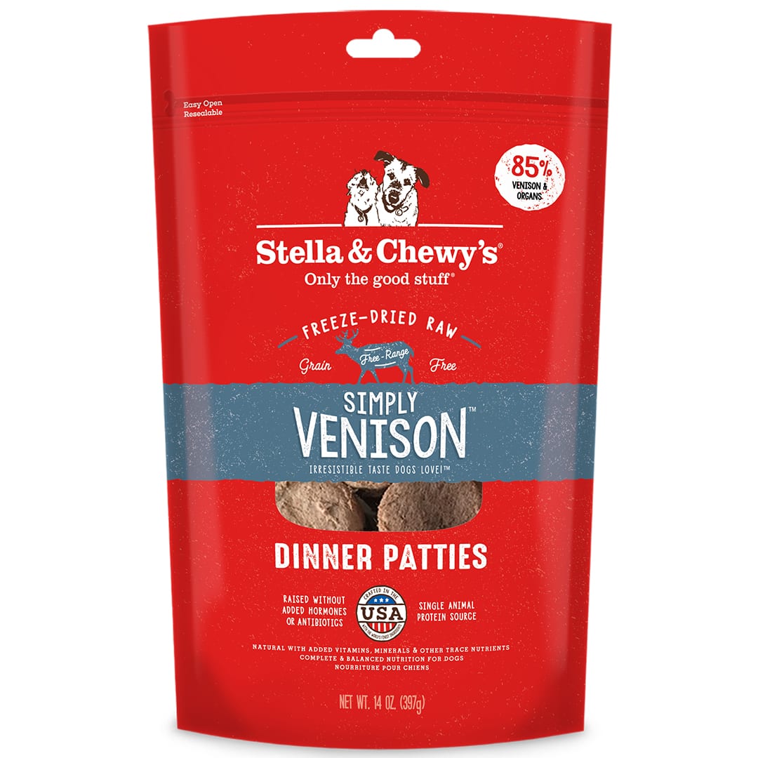 Simply Venison Freeze-Dried Raw Dinner Patties front