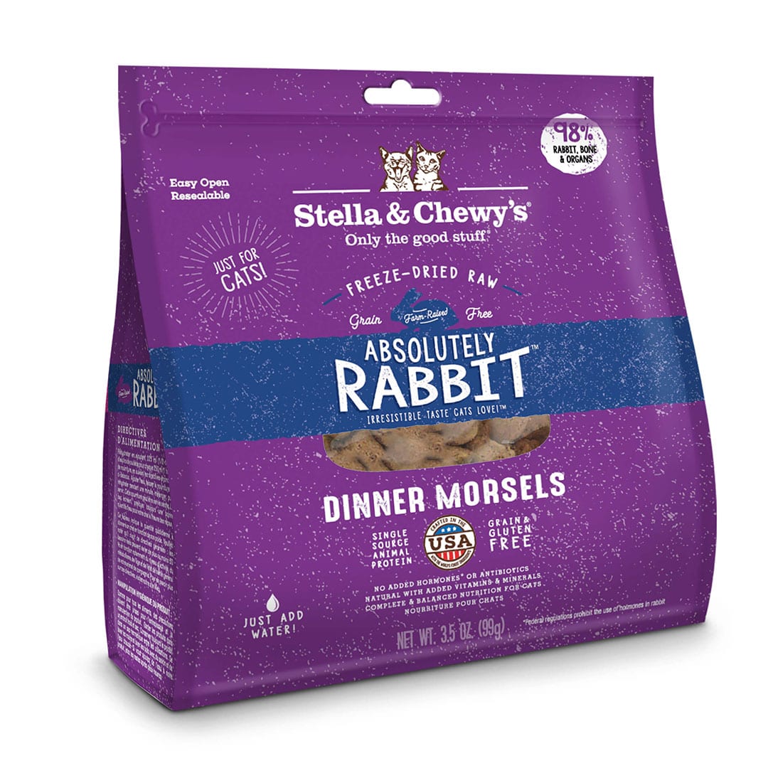 Absolutely Rabbit Freeze-Dried Raw Dinner Morsels