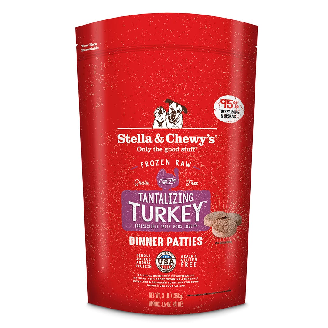 Tantalizing Turkey Frozen Raw Dinner Patties front