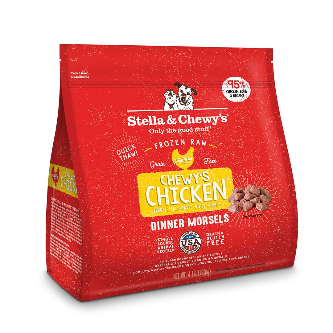 Chewy’s Chicken Frozen Raw Dinner Morsels front