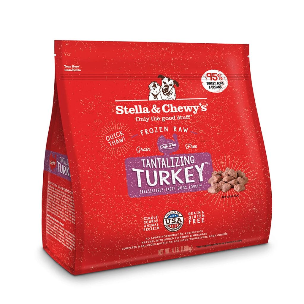 Tantalizing Turkey Frozen Raw Dinner Morsels