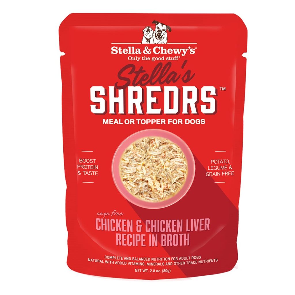 Stella's Shredrs Chicken & Chicken Liver Recipe in Broth