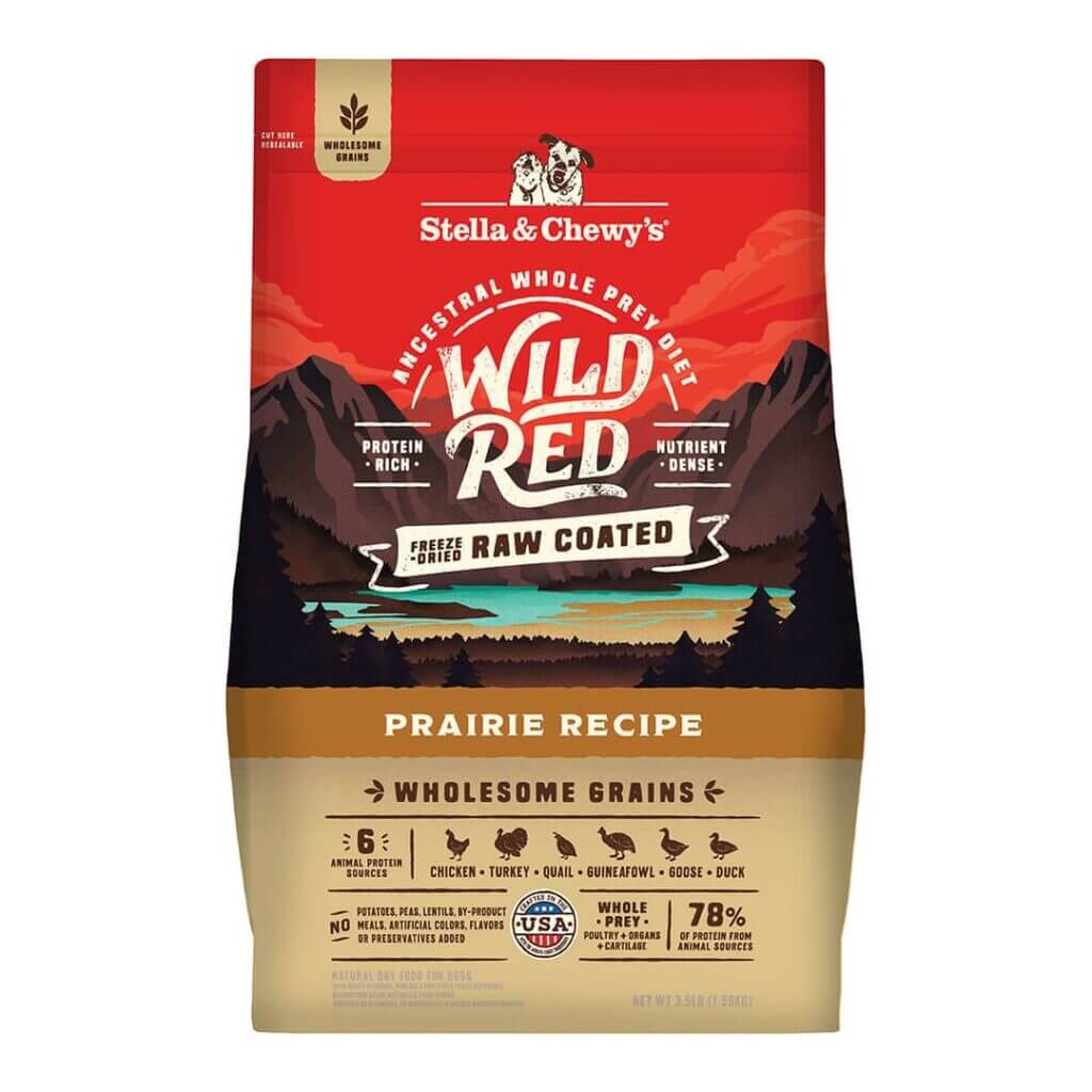 Wild Red Raw Coated Wholesome Grains Prairie Recipe