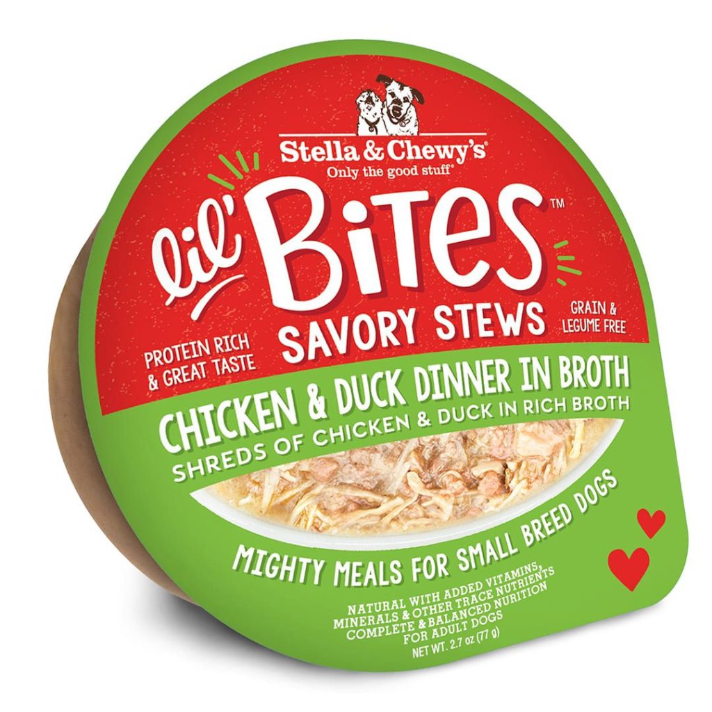 Lil' Bites Savory Stews Chicken & Duck Dinner in Broth