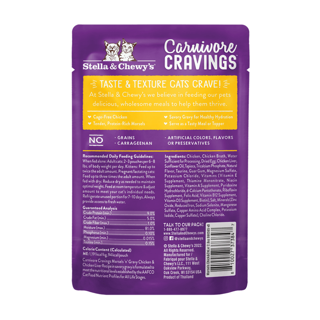 Carnivore Cravings Morsels'N'Gravy Chicken & Chicken Liver Recipe