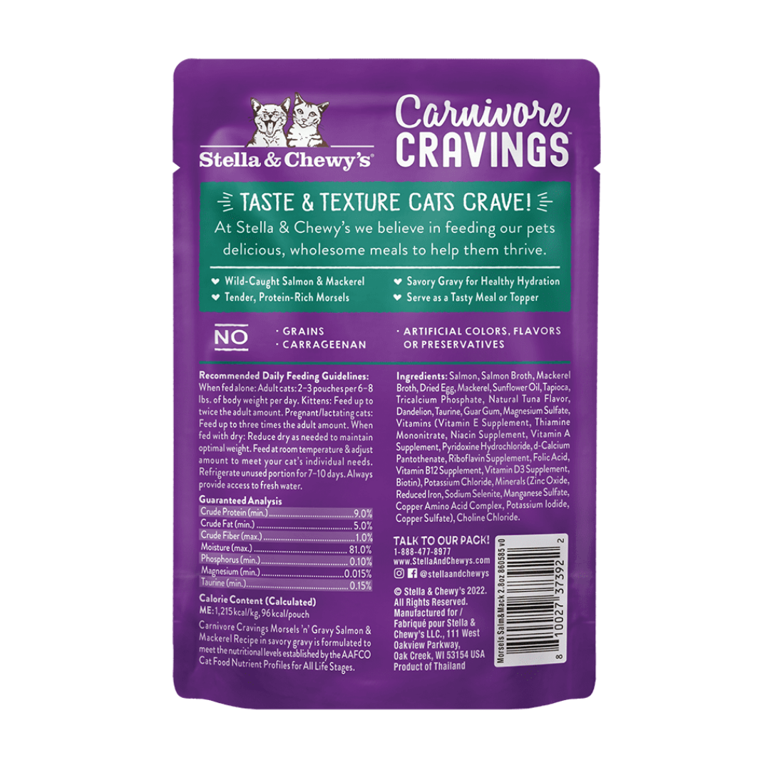 Carnivore Cravings Morsels'N'Gravy Salmon & Mackerel Recipe