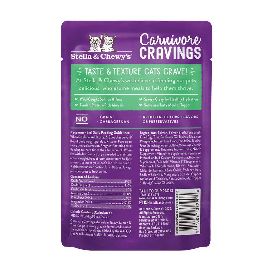 Carnivore Cravings Morsels'N'Gravy Salmon & Tuna Recipe