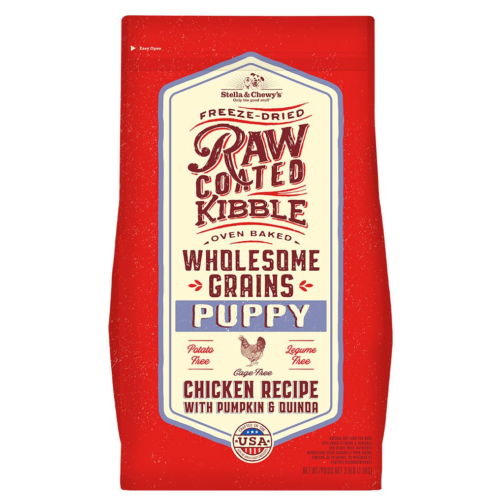 Raw Coated Puppy Food with Wholesome Grains – Chicken, Pumpkin & Quinoa