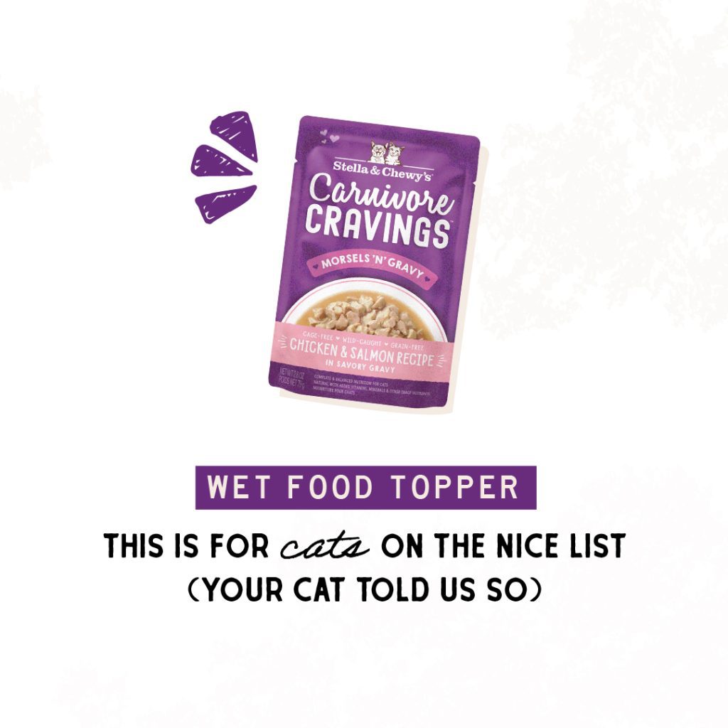 Wet Food topper | This is for cats on the nice list