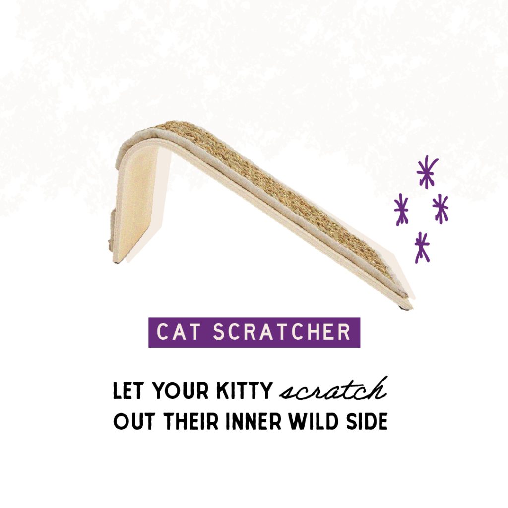 Cat Scratcher | let your kitty scratch out their inner wild side