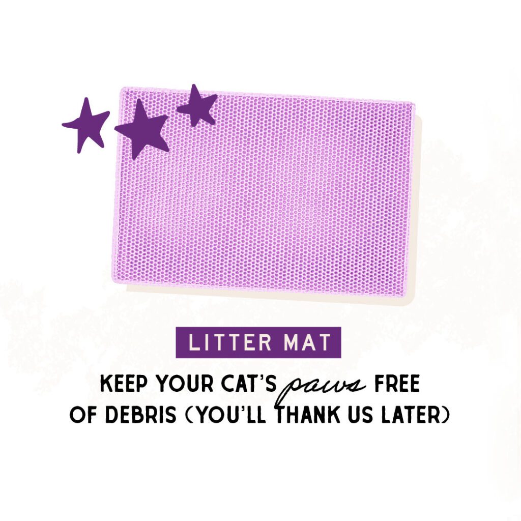 Litter Mat | Keep Your Cat's Paws free of debris