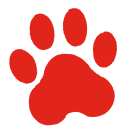 red paw icon